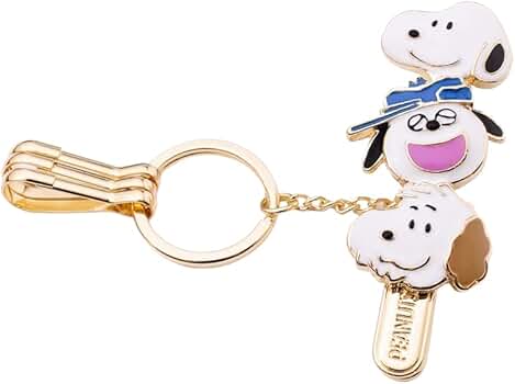 Amazon.co.jp: [スリーカラット] PEANUTS バッグキークリップ